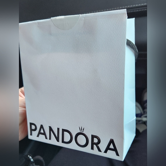 Pandora Moments Asymmetric Star Tbar Snake Chain Bracelet - Picture 4 of 4